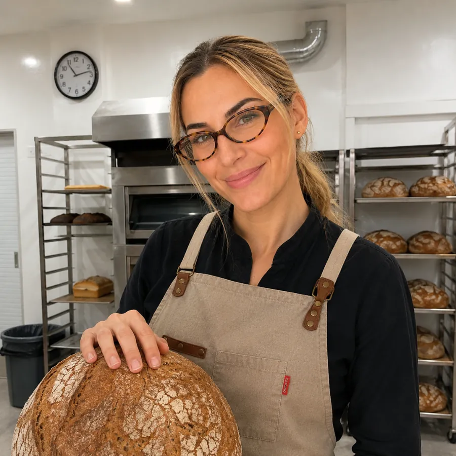 Sofia mentre cucina