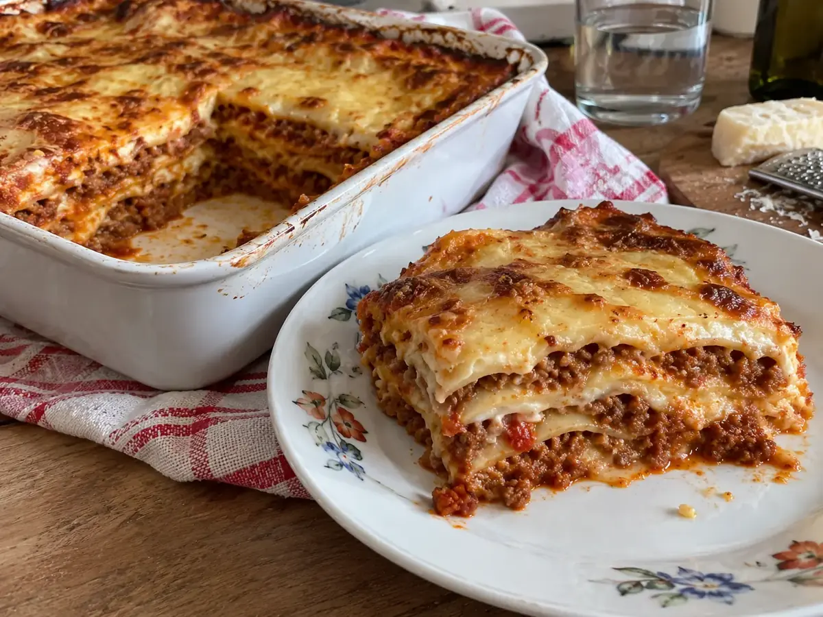 Piatto con formaggio filante