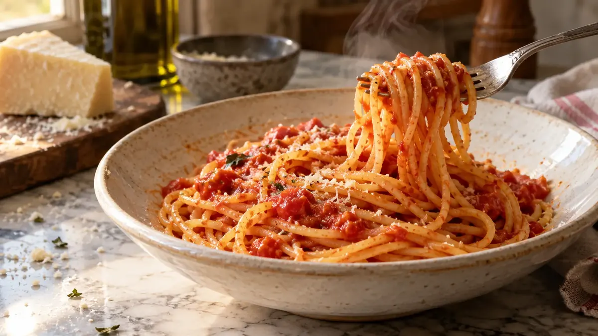 Spaghetti al pomodoro